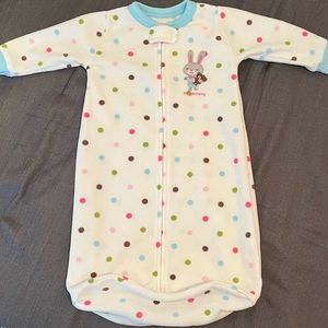 Carter's Baby Girls Polka Dot Snuggle Bunny Sleep bag sack, Size 0-9 months